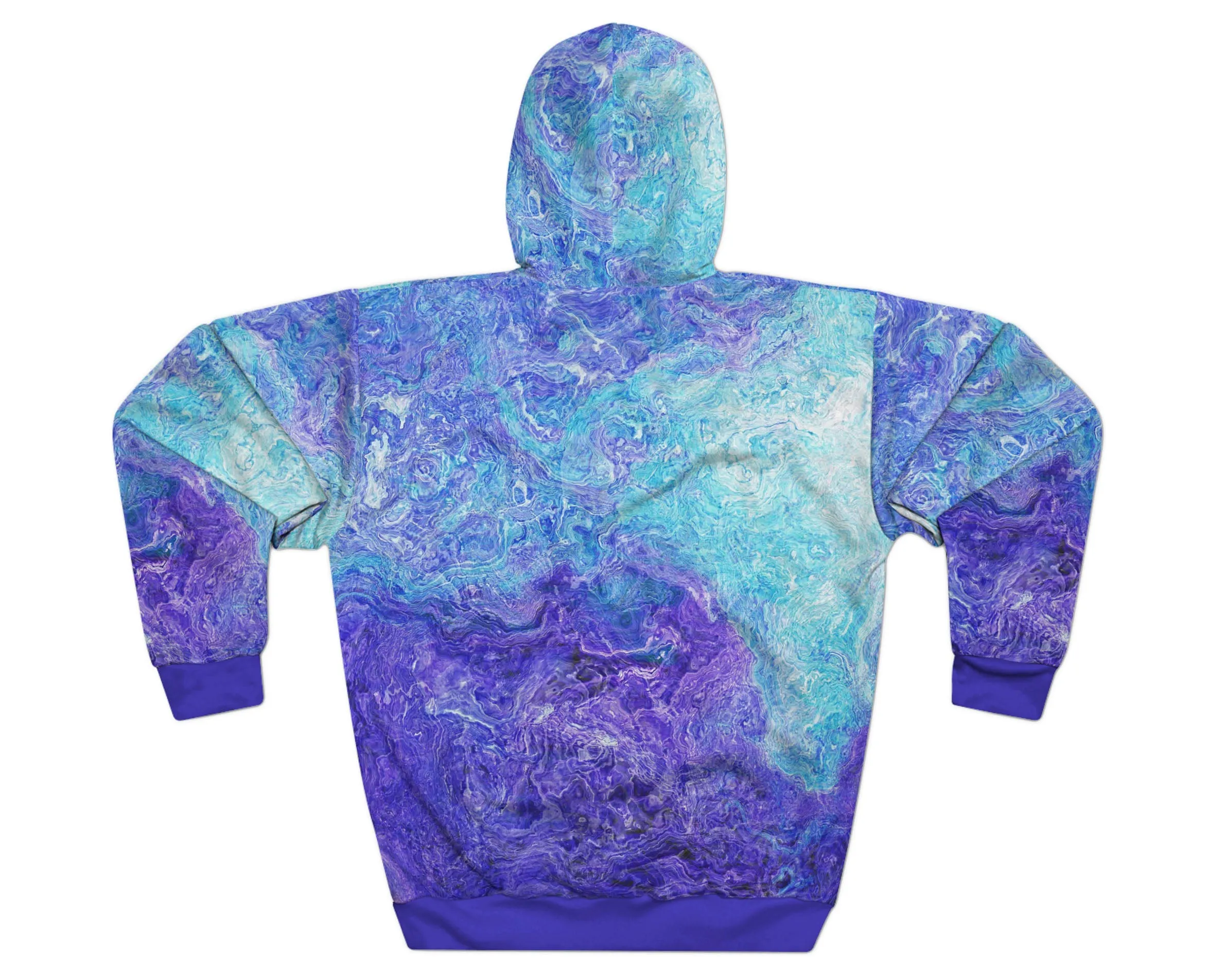 Pullover Hoodie, Blue Movement