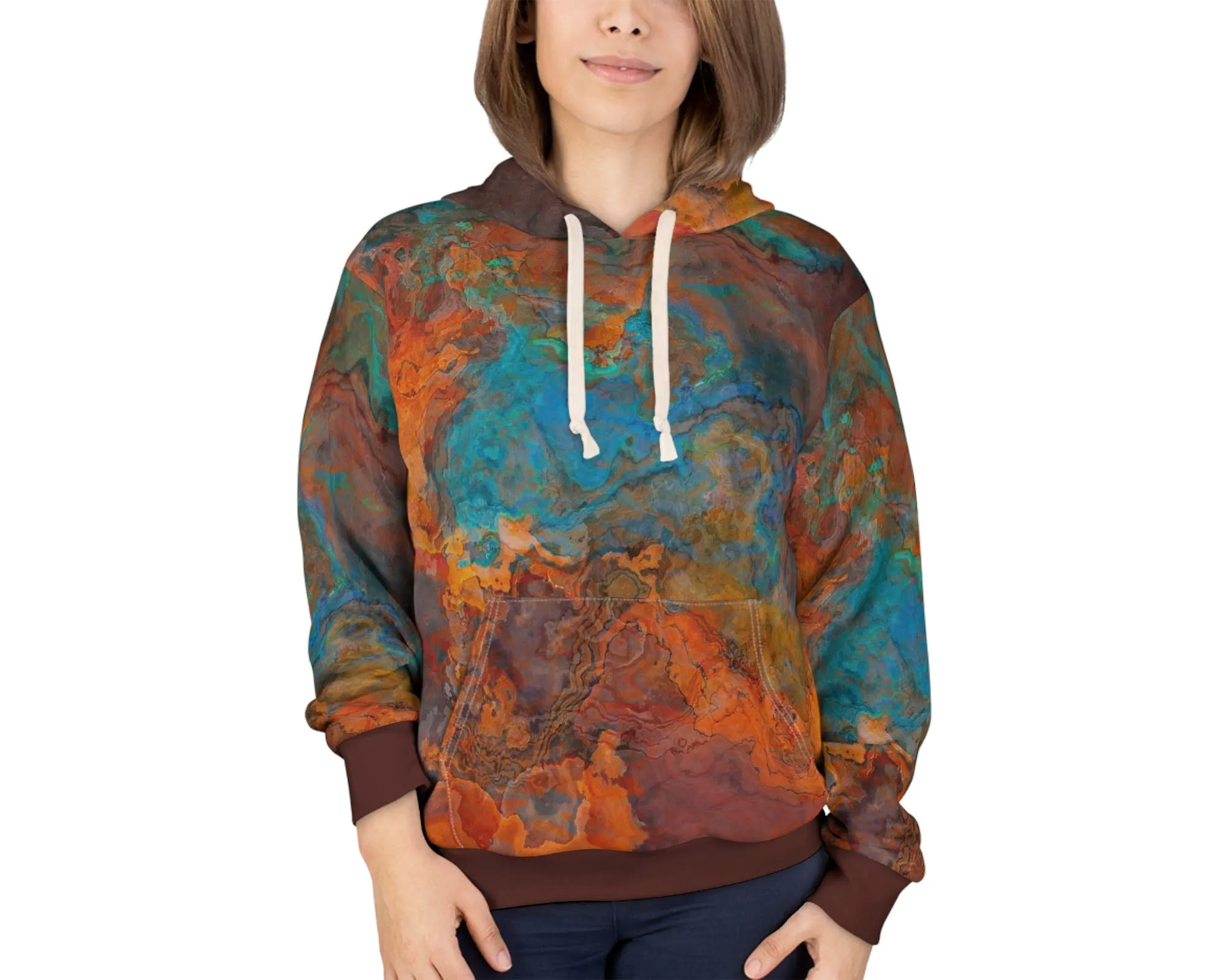 Pullover Hoodie, Desert Fusion