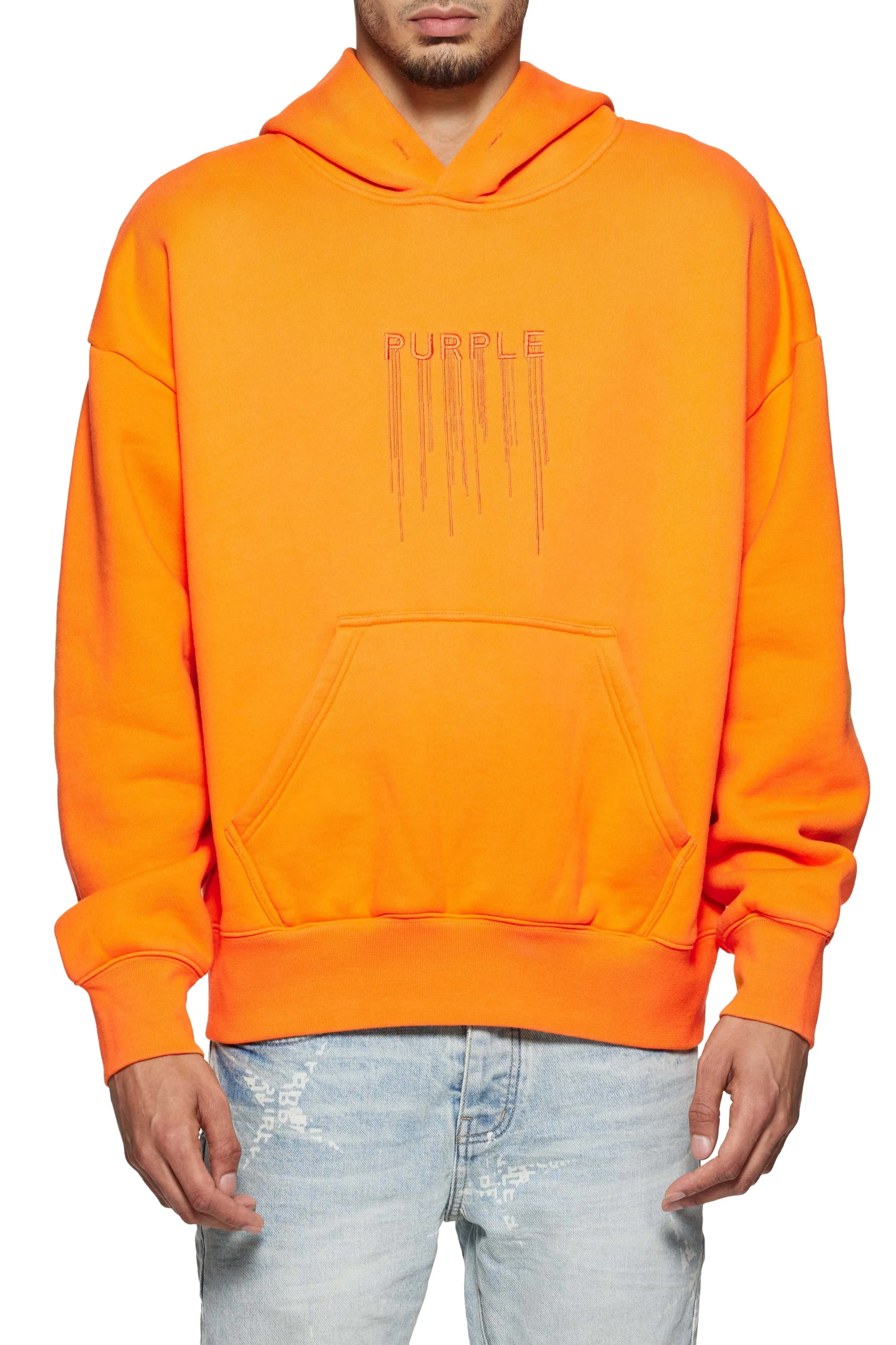Purple Brand Hwt Fleece Po Hoody (ORANGE)