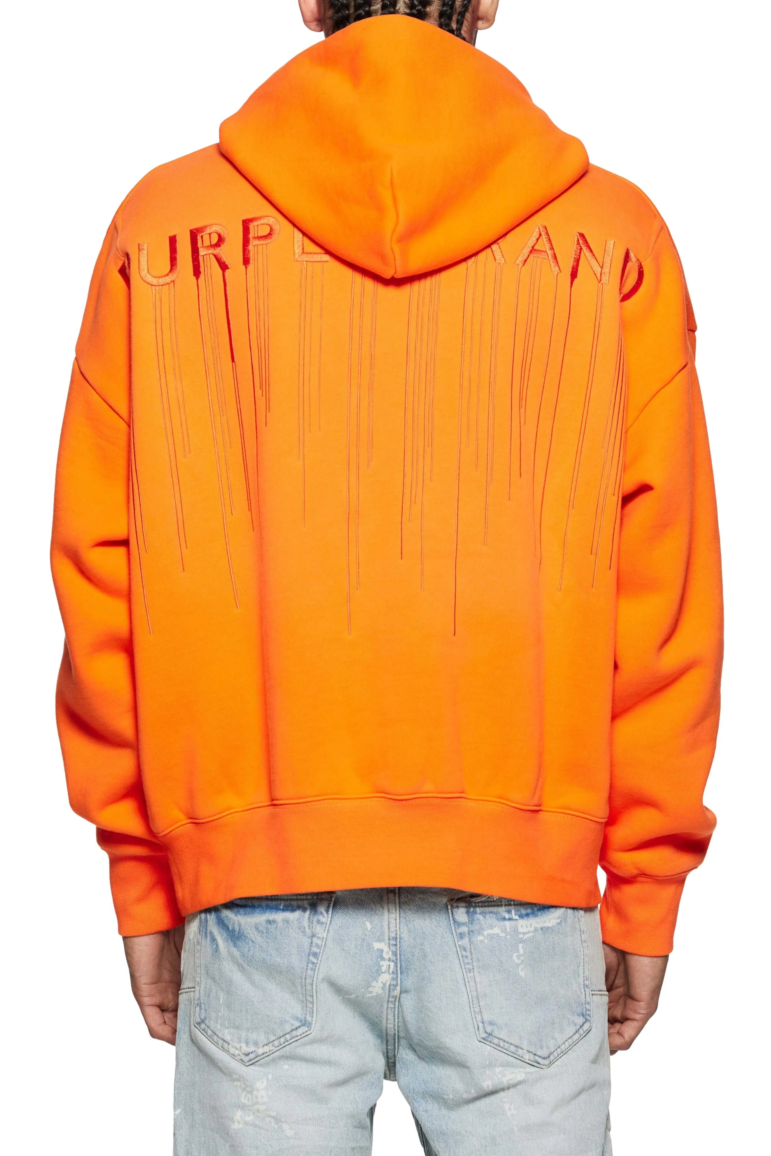 Purple Brand Hwt Fleece Po Hoody (ORANGE)
