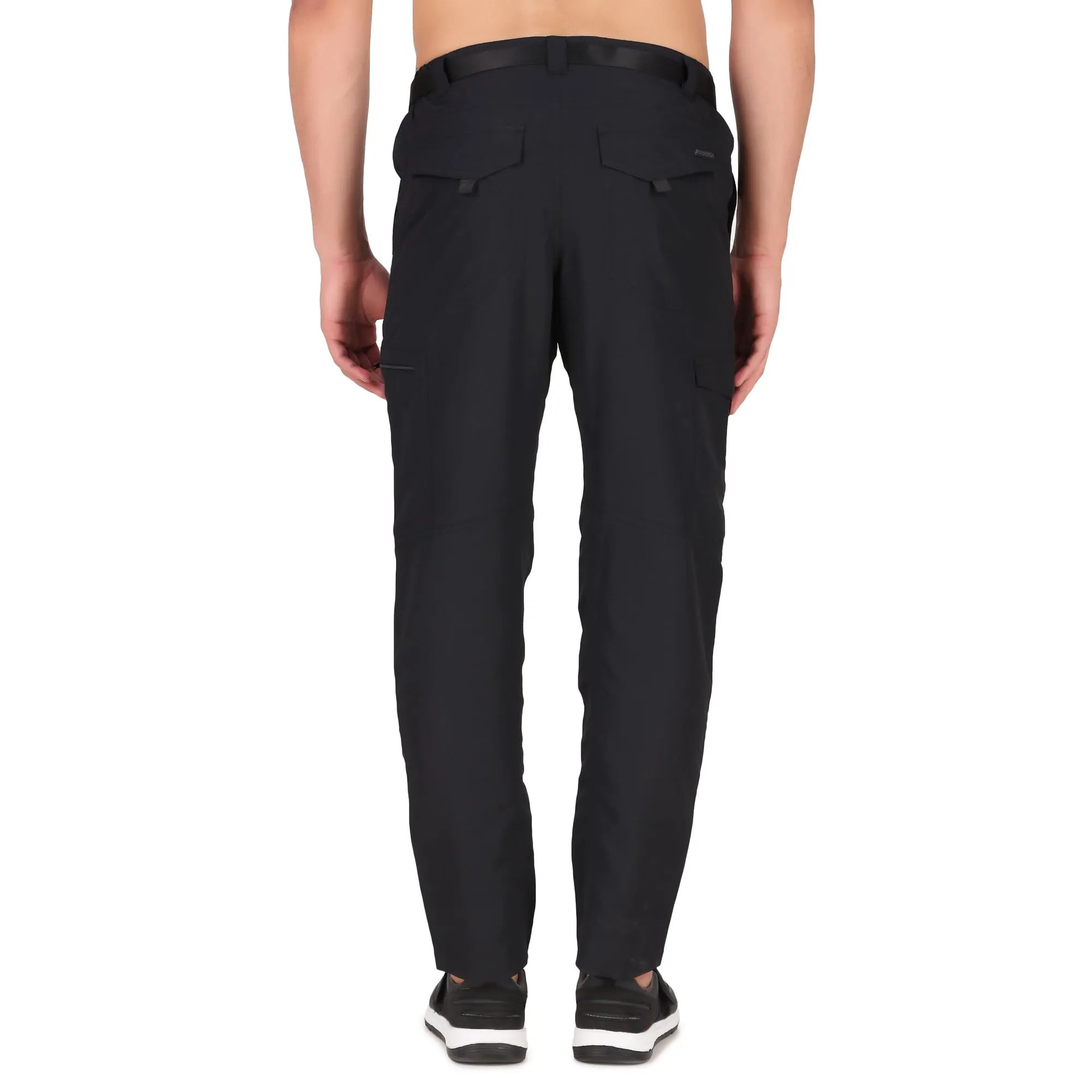 Quick Dry Cargo Pants For Men (Black)