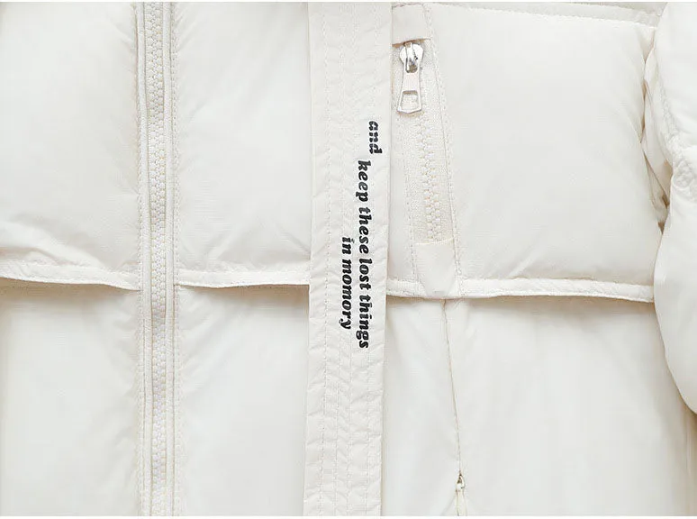 Quilted Water-resistant Calf-length Puffer Jacket Ideal for Winter