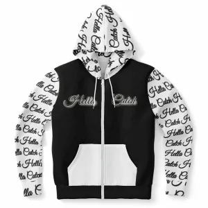 "Hella Catch" Men's Fashion Zip-Up Hoodie - AOP