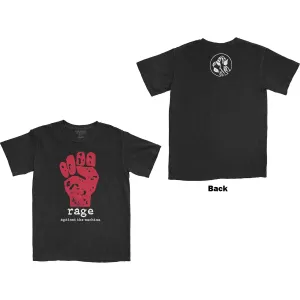 RAGE AGAINST THE MACHINE UNISEX T-SHIRT: RED FIST