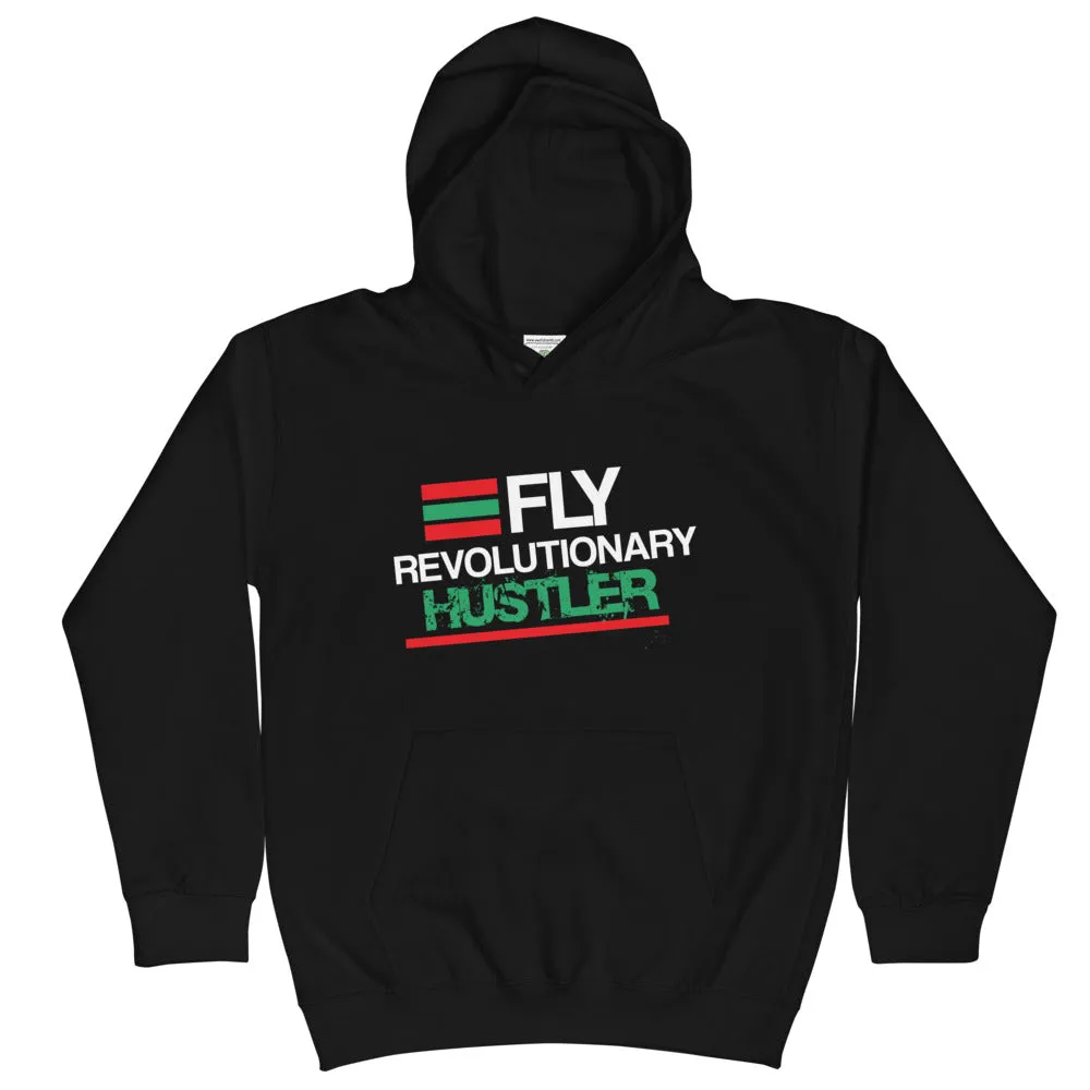 Red Black and Green Kids Hoodie