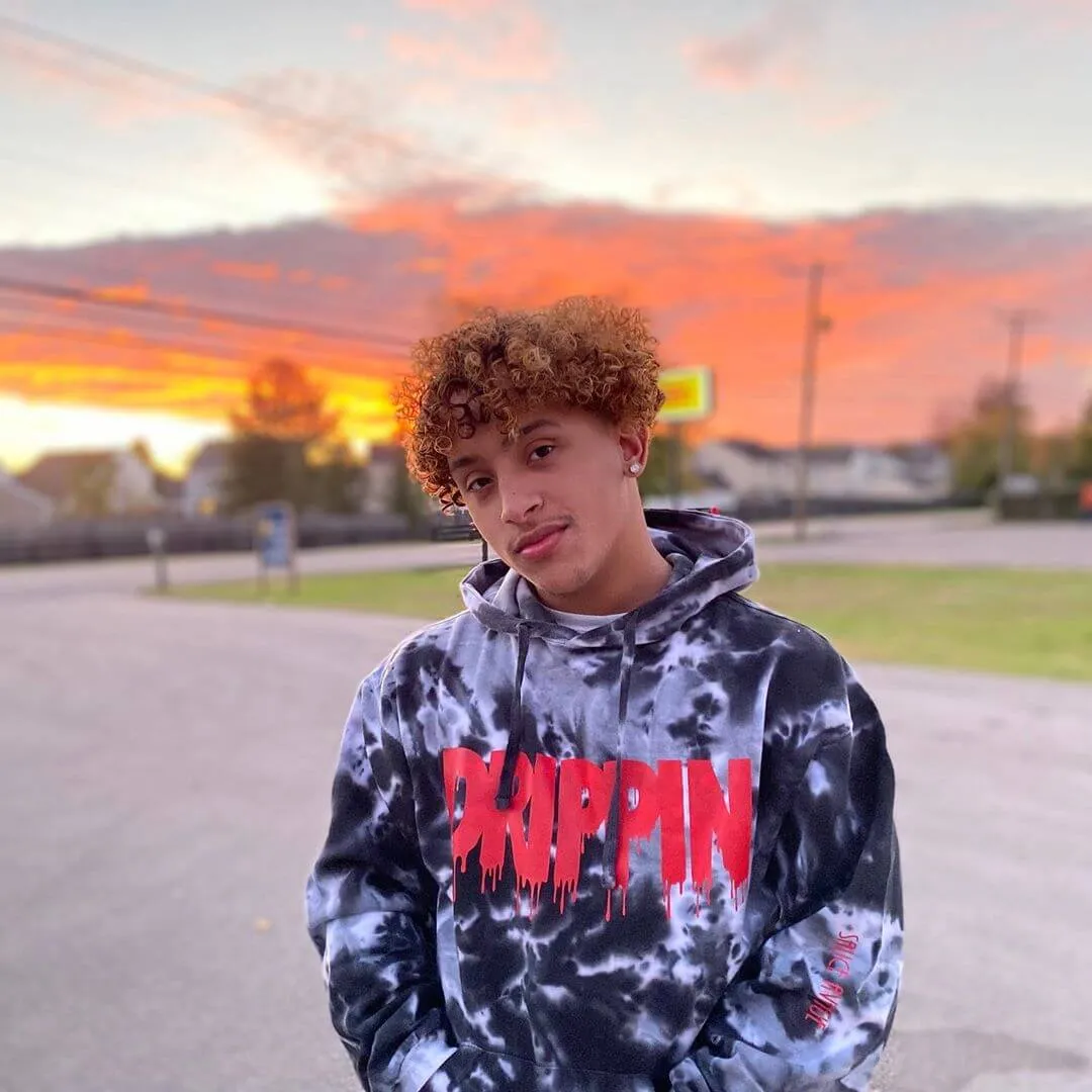 Red Drippin | Twisted Black Hoodie