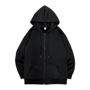 Retro Gothic Zip-Up Hoodie