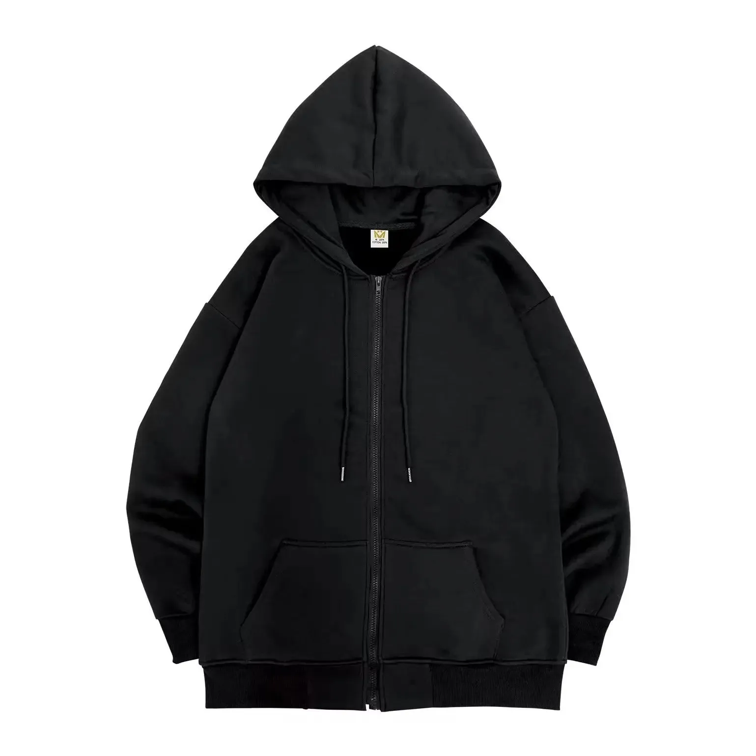 Retro Gothic Zip-Up Hoodie
