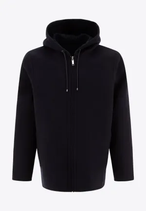 Reversible Wool Hooded Jacket