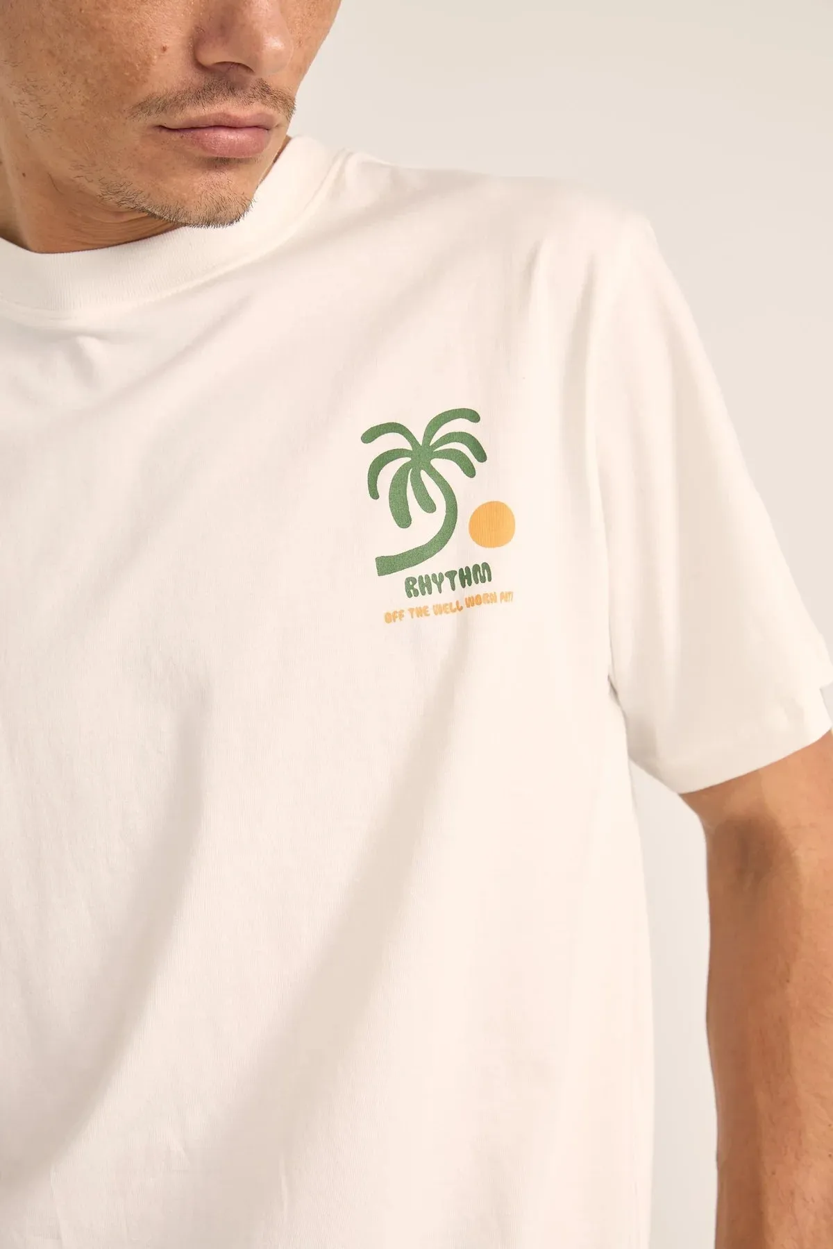 Rhythm - Trees SS T-Shirt - Vintage White