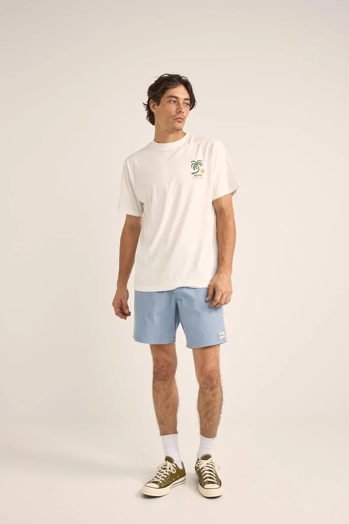 Rhythm - Trees SS T-Shirt - Vintage White