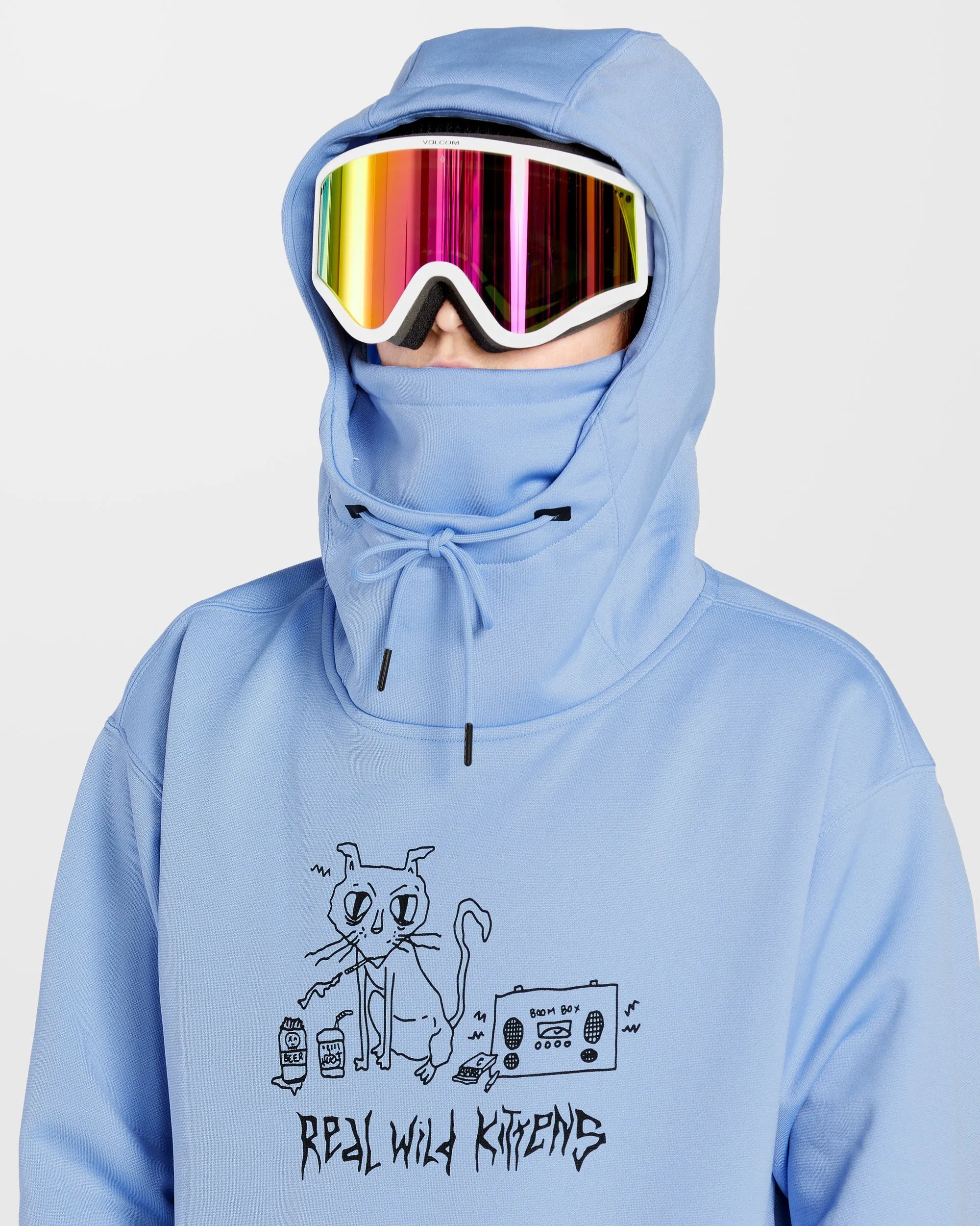 Riding Hydro Kapuzenpullover - Crystal Blue
