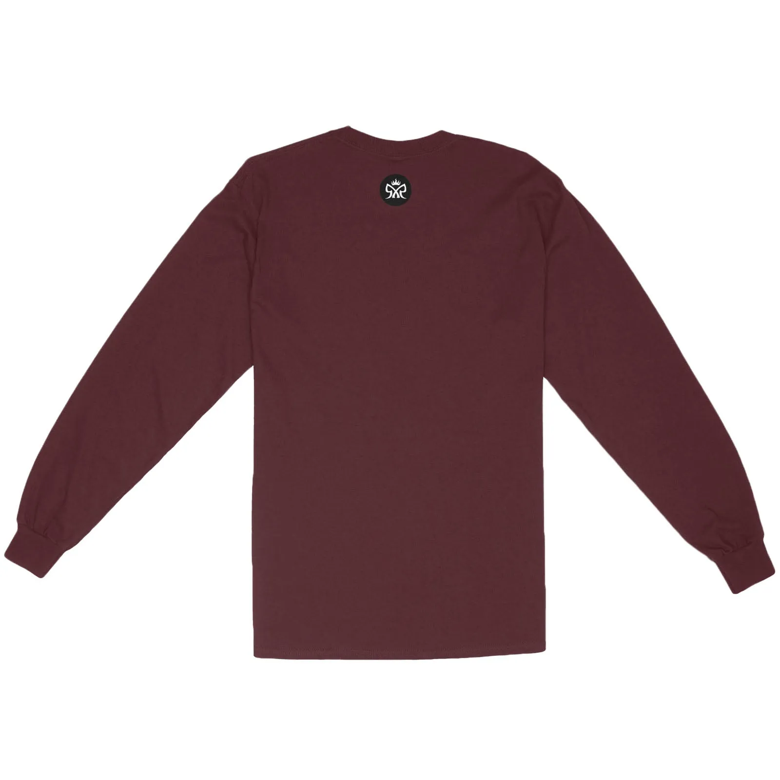 Rietveld Mens FYM Retro Crew Neck Sweatshirt - Maroon