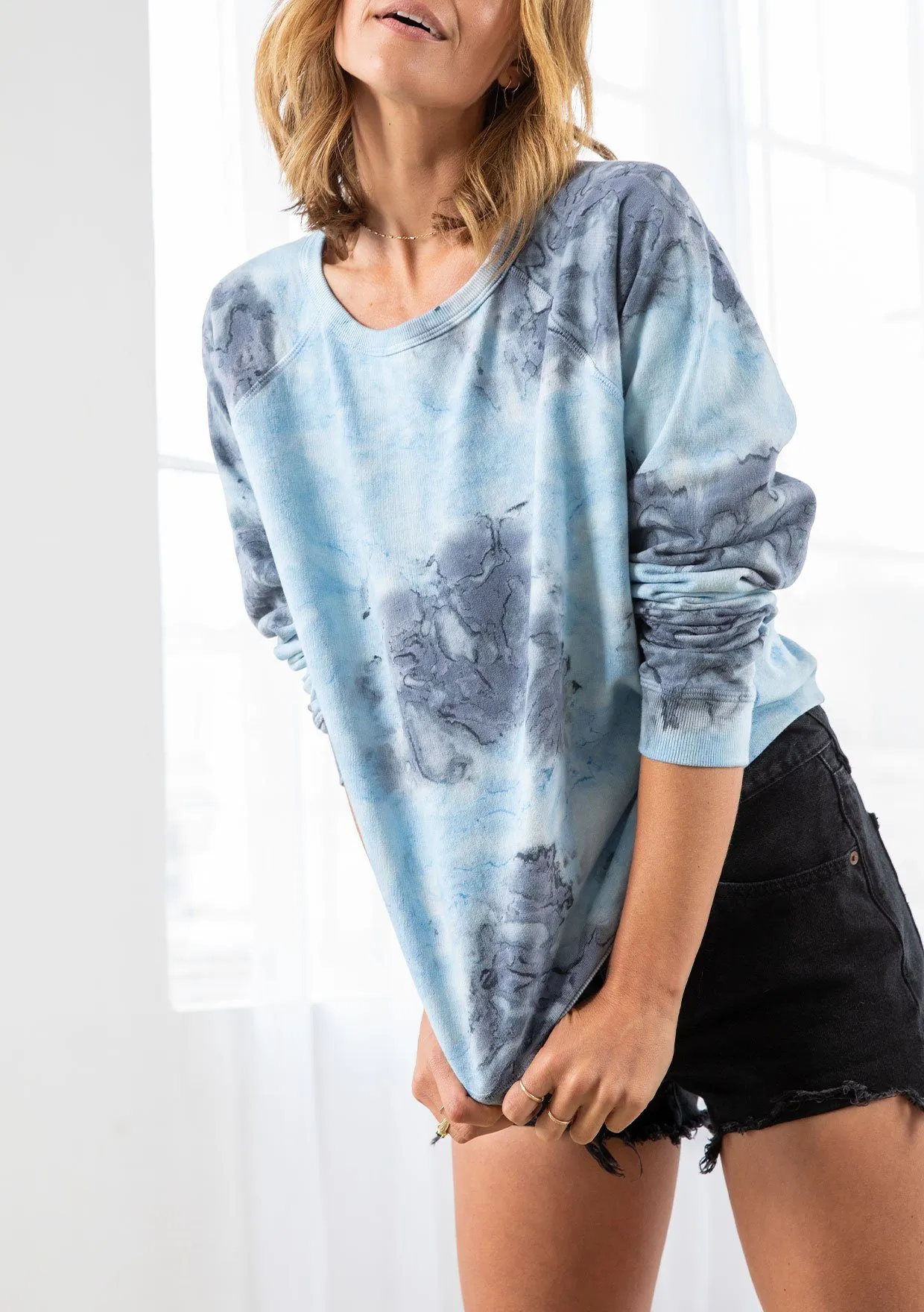 Rising Sun Tie Dye Sweatshirt
