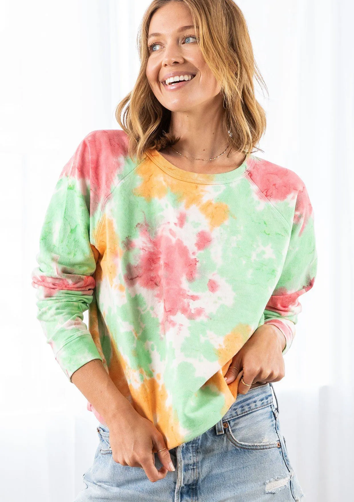 Rising Sun Tie Dye Sweatshirt