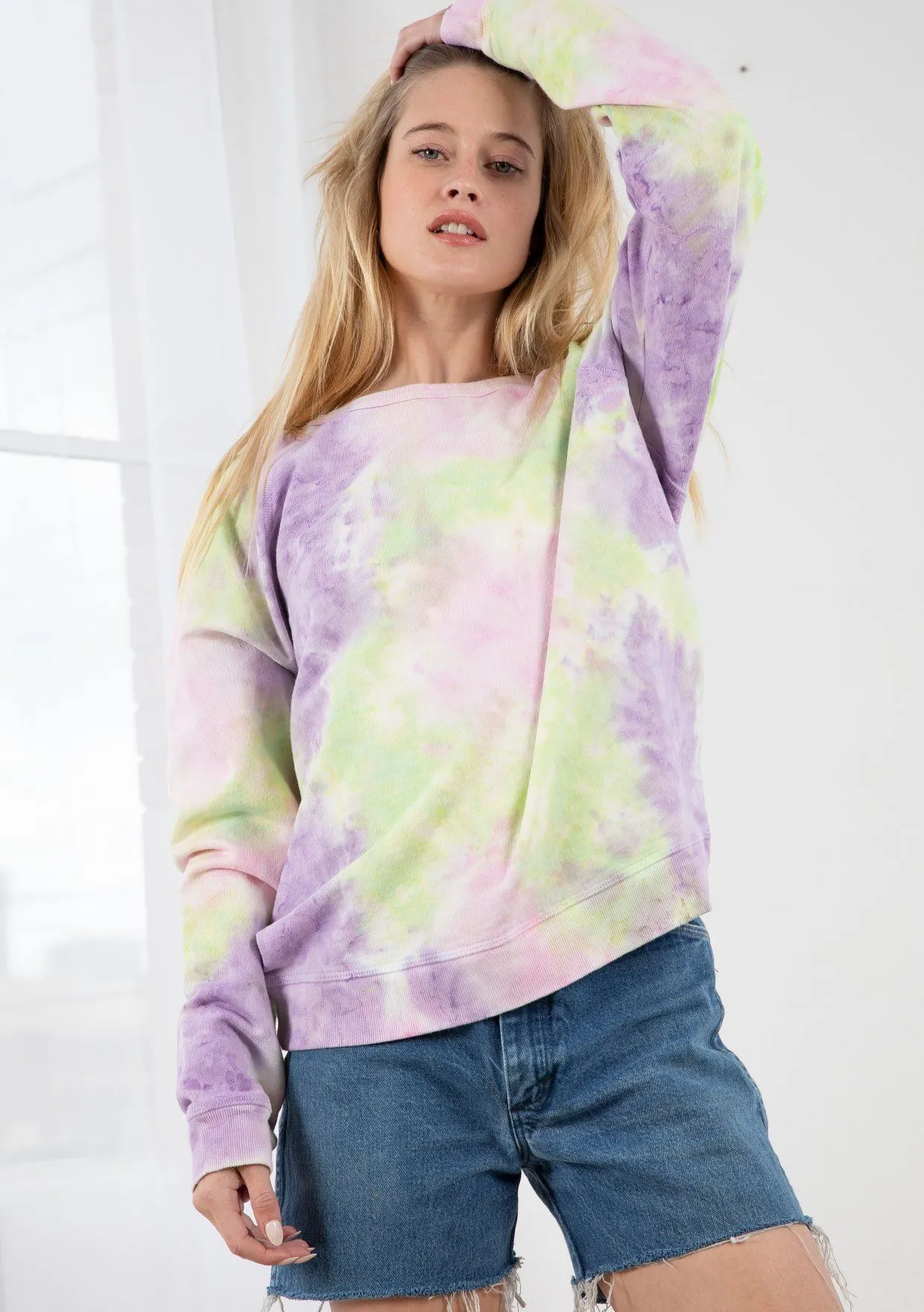 Rising Sun Tie Dye Sweatshirt