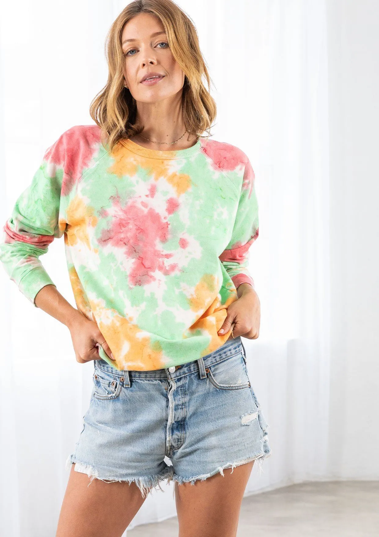 Rising Sun Tie Dye Sweatshirt