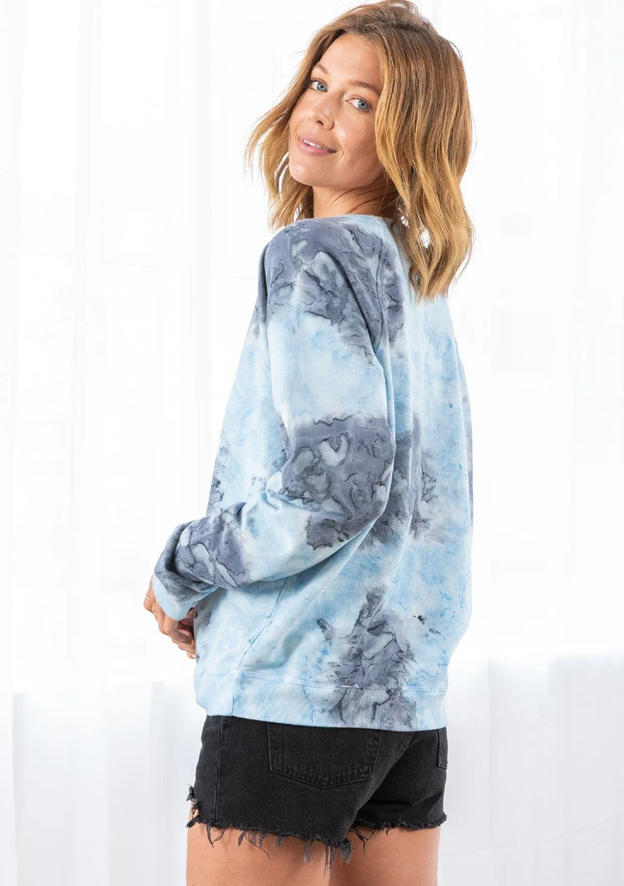 Rising Sun Tie Dye Sweatshirt