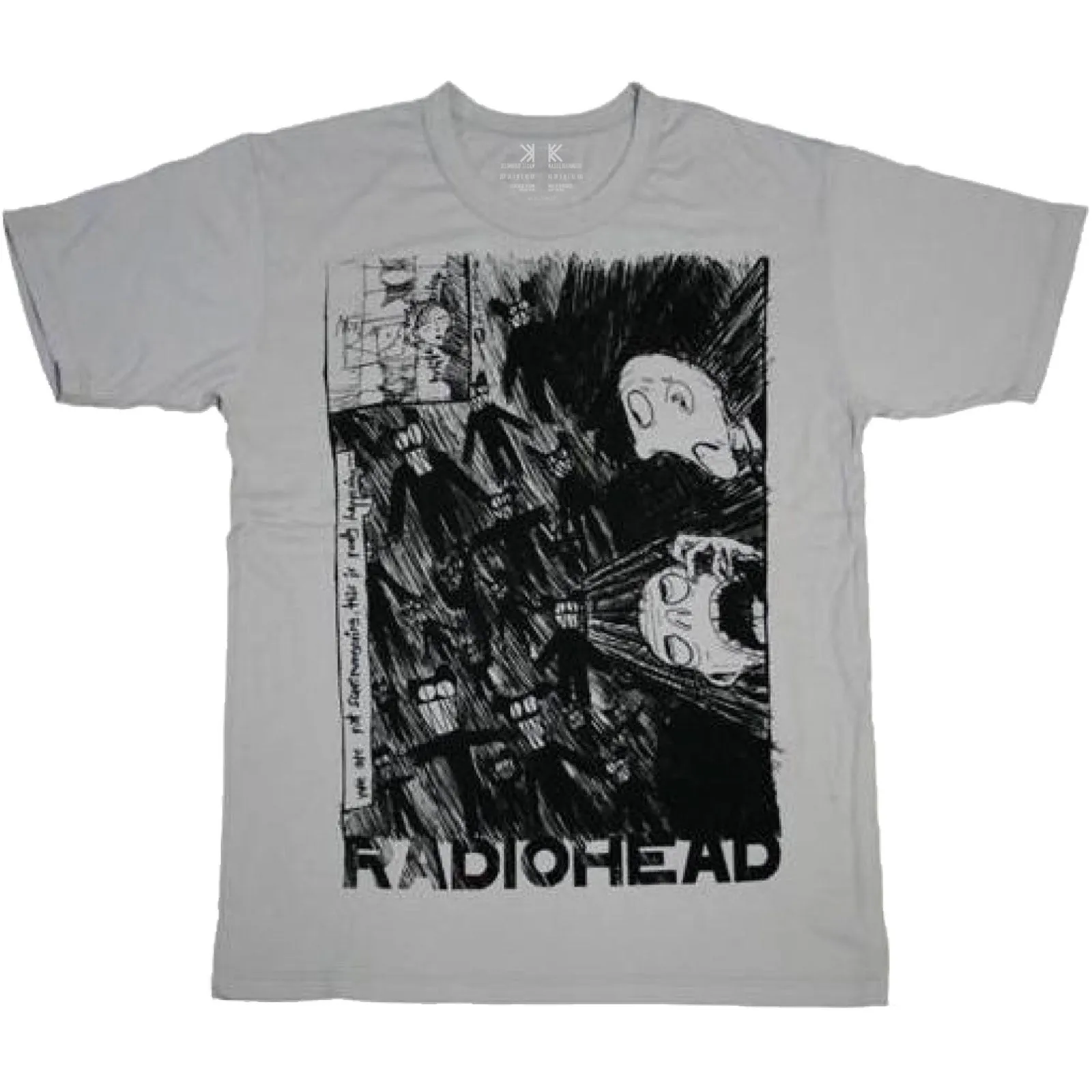 Rock Off - Radiohead 'Scribble' Unisex T-Shirt