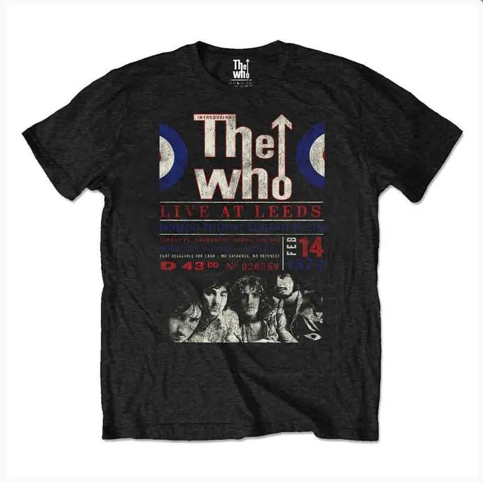 Rock Off - The Who 'Live At Leeds '70' Unisex T-Shirt