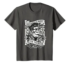 Rockabilly Skull 50s Style Clothing Retro 1955 T-shirt