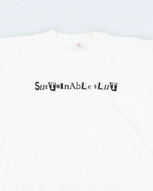 Rokit Originals Repurposed Vintage Edition Sustainable Sl*t Tee - M