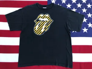 Rolling Stones No Security Nth American Tour 1999 Original Vintage Rock T-Shirt by Softee - Tee Jays USA
