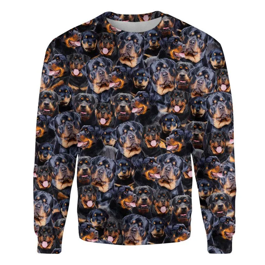 Rottweiler - Full Face - Premium Sweatshirt