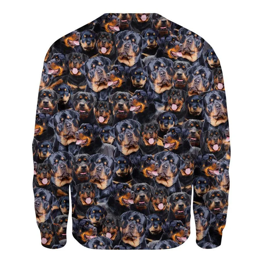 Rottweiler - Full Face - Premium Sweatshirt