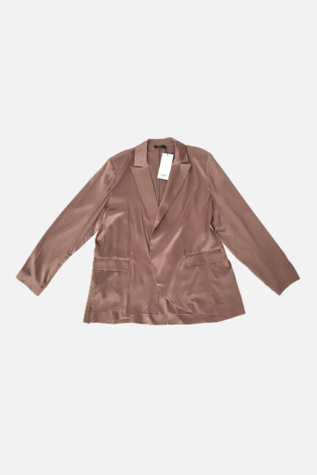 Ruti Silk Blazer & Wide-Leg Pant Set