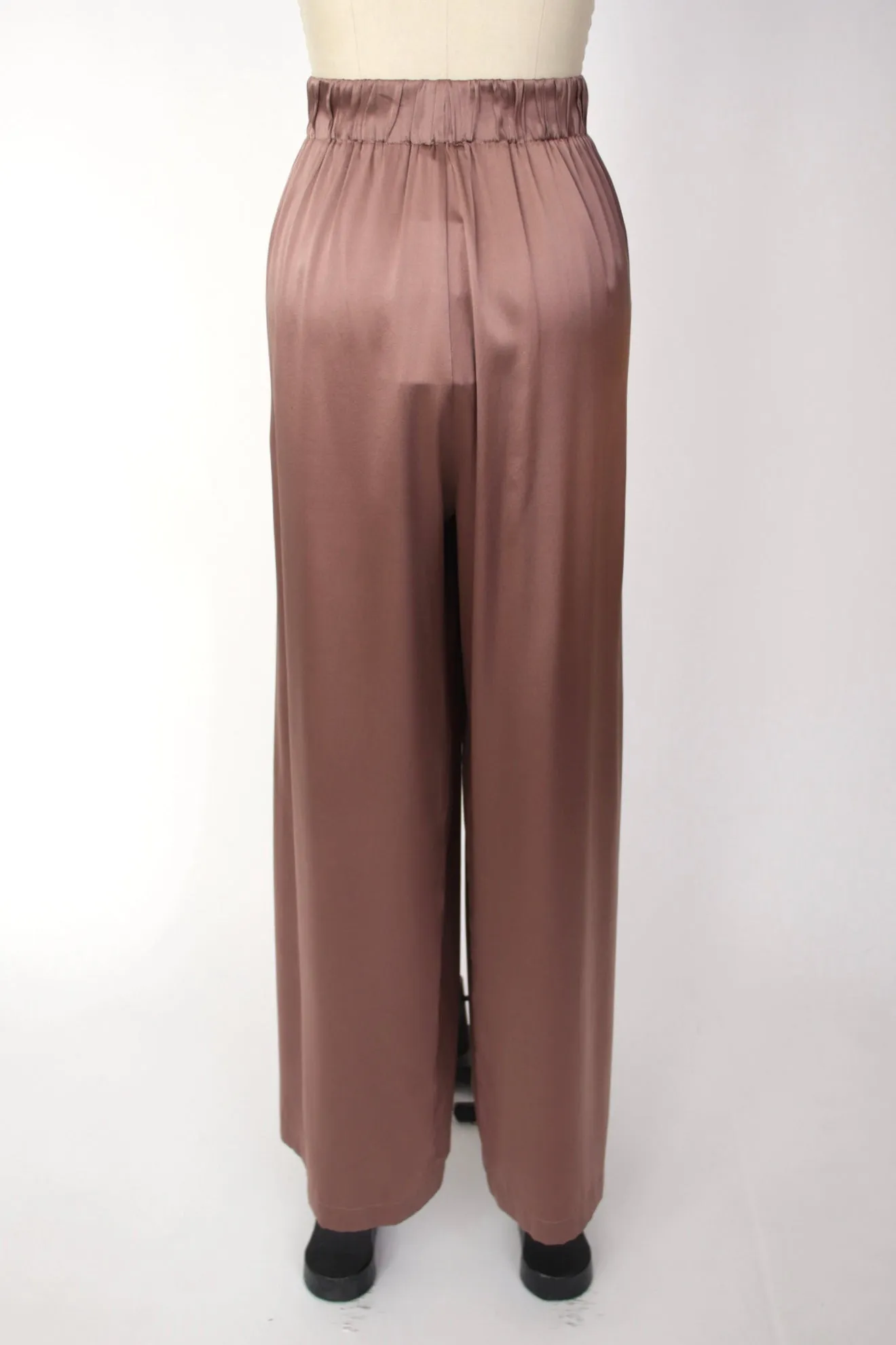 Ruti Silk Blazer & Wide-Leg Pant Set