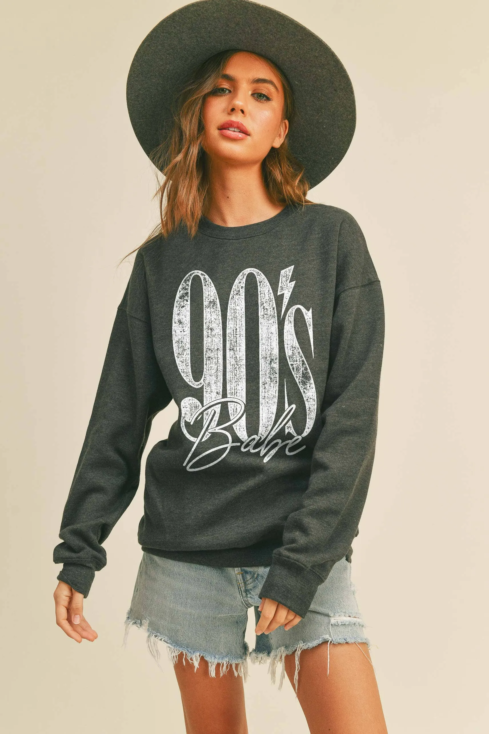 Sale - 90s Babe Graphic Sweatshirt