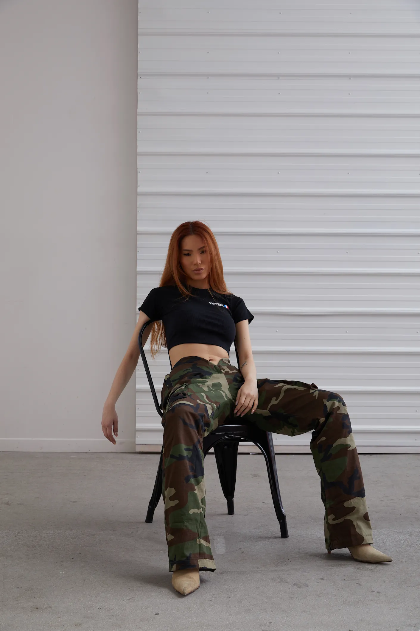 [SAMPLE SALE] V Cut Camo Pants