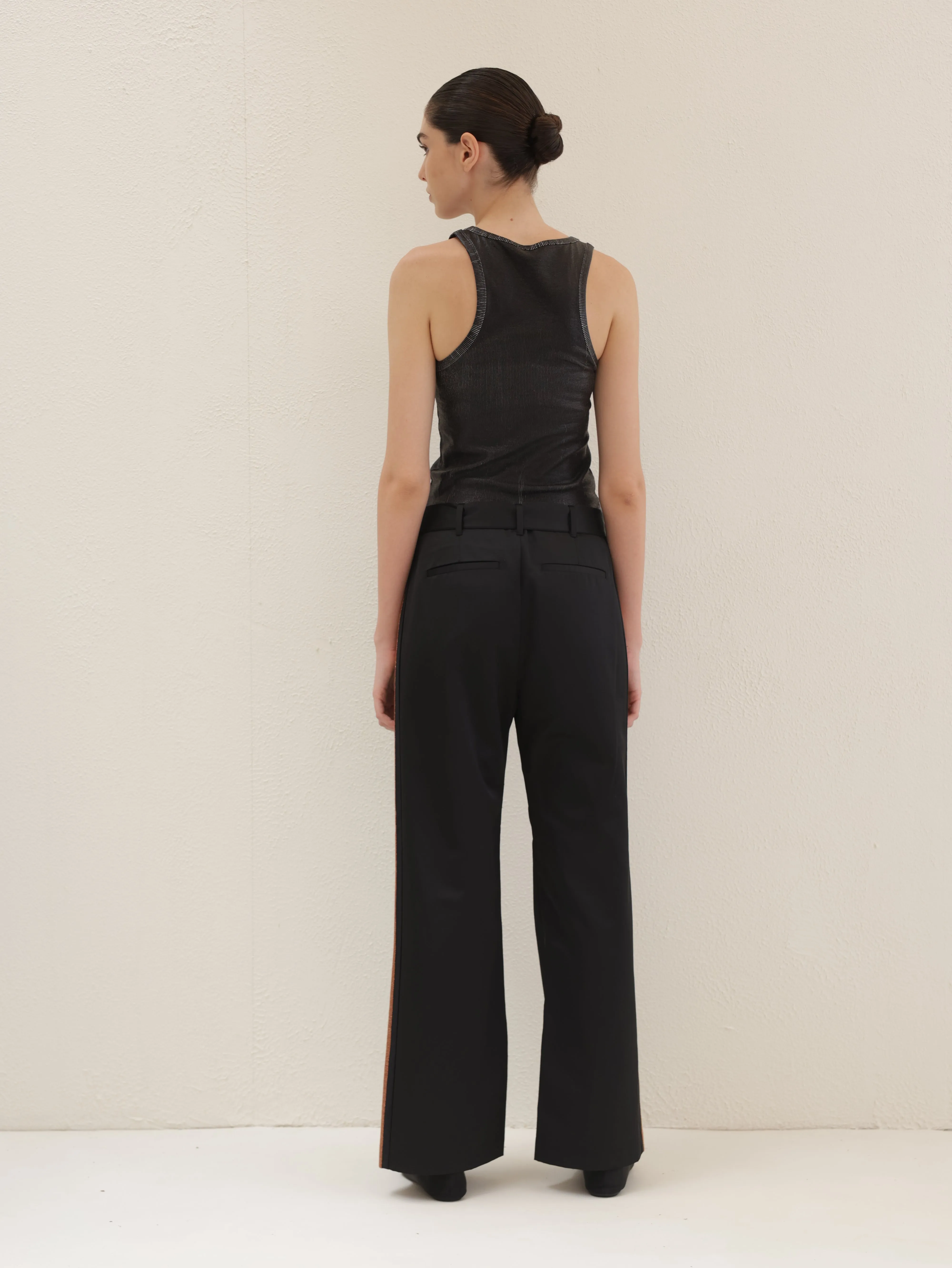 Satin Pants Wide Leg
