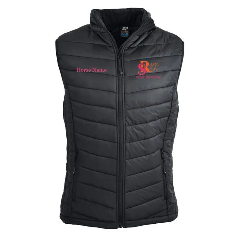 Schofield Racing - Puffer Vest Personalised