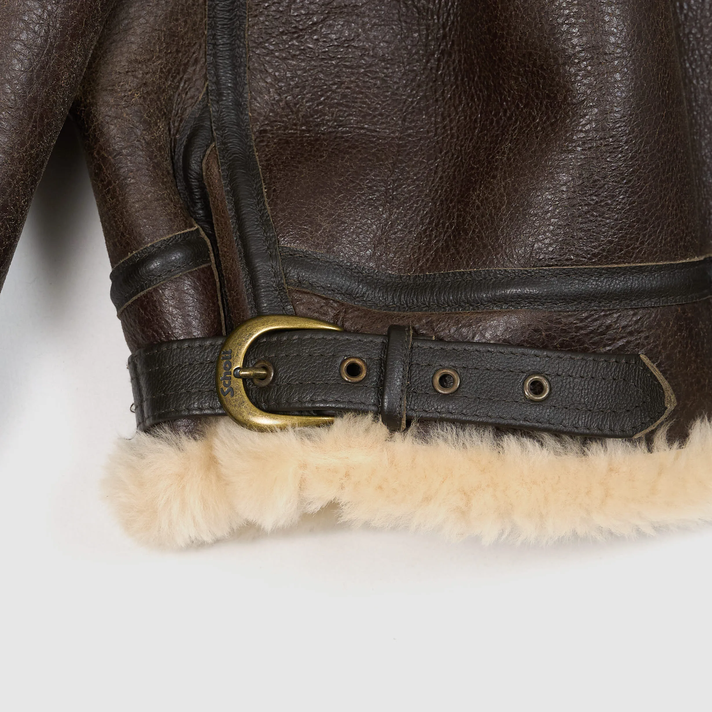 Schott B3 Shearling Bomber Jacket Made in USA