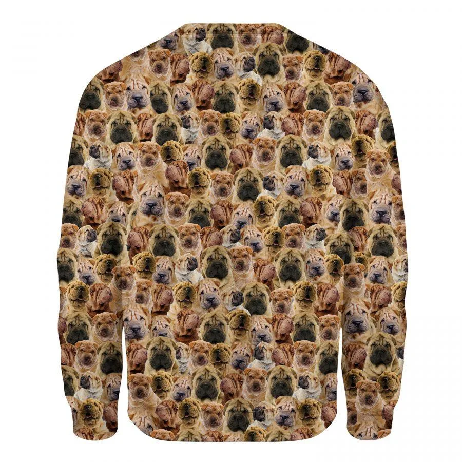 Shar Pei - Full Face - Premium Sweatshirt