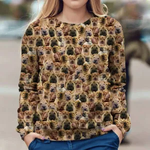Shar Pei - Full Face - Premium Sweatshirt