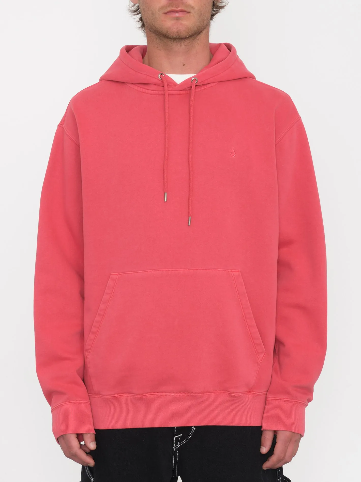 Single Stone Hoodie - WASHED RUBY