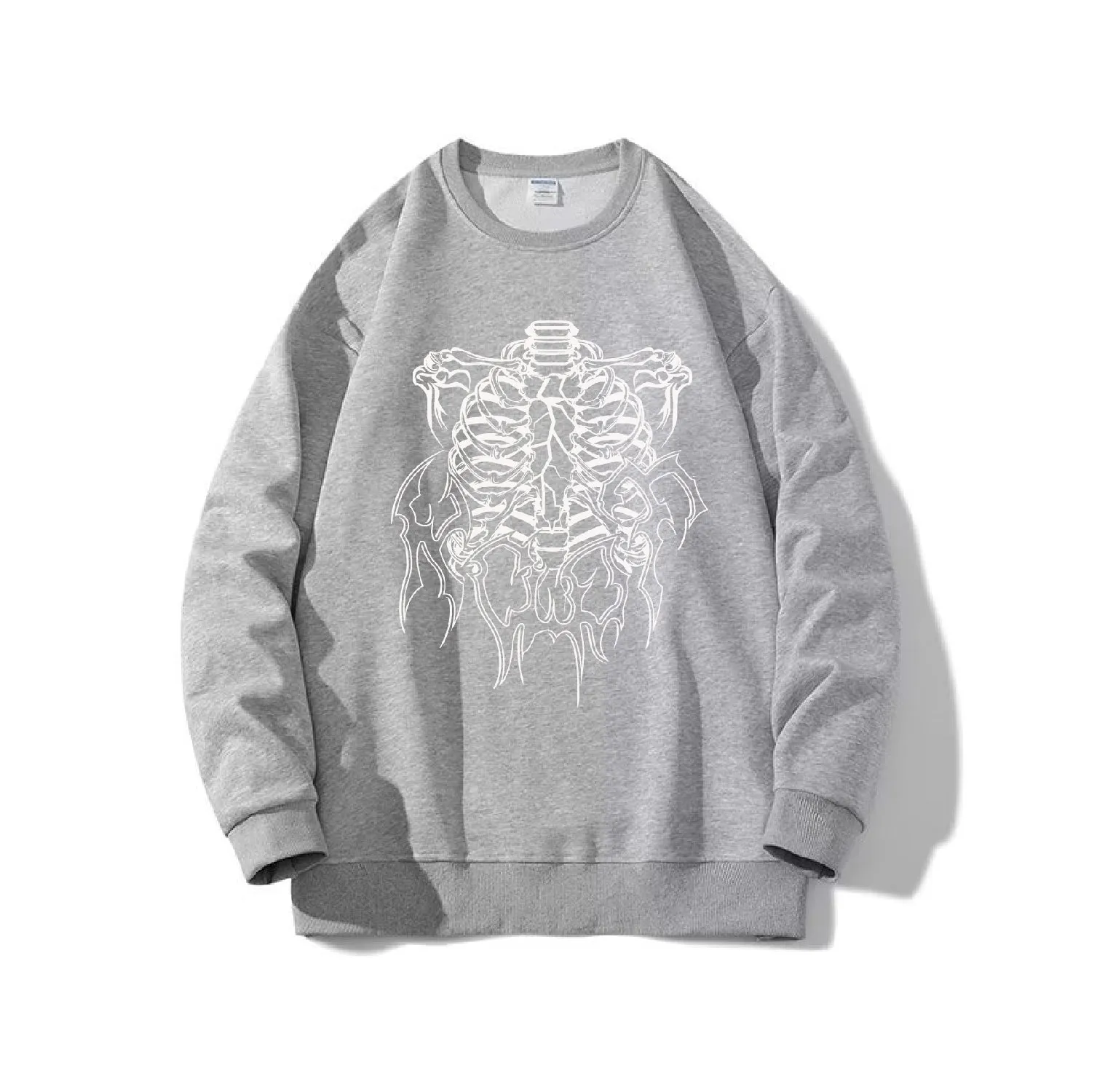 Skeleton Letter Graphic Sweatshirt