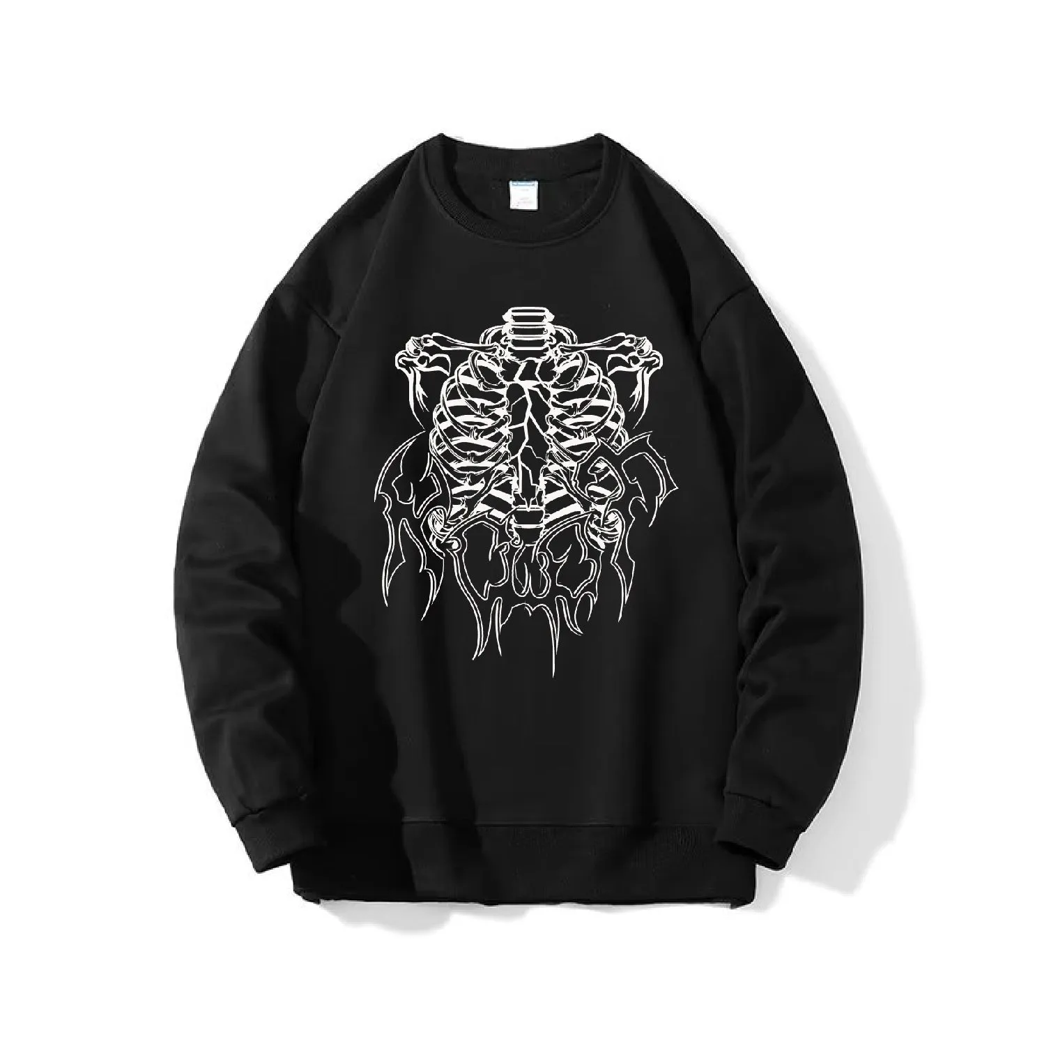 Skeleton Letter Graphic Sweatshirt