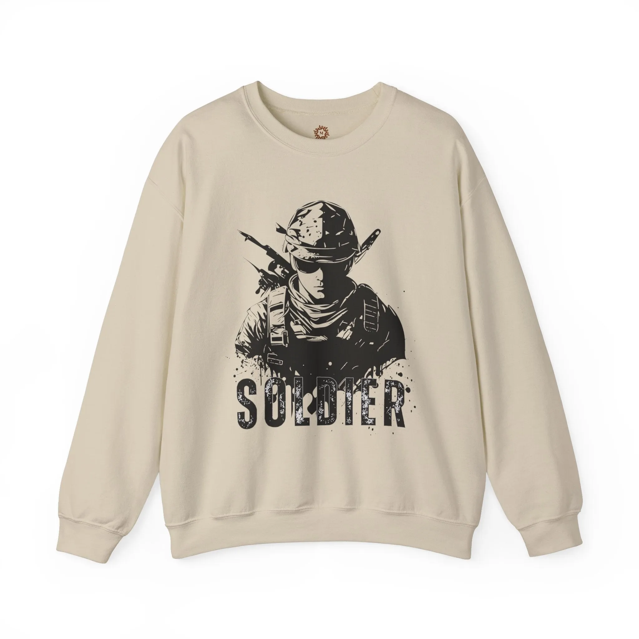 Soldier Graphic Crewneck Sweatshirt