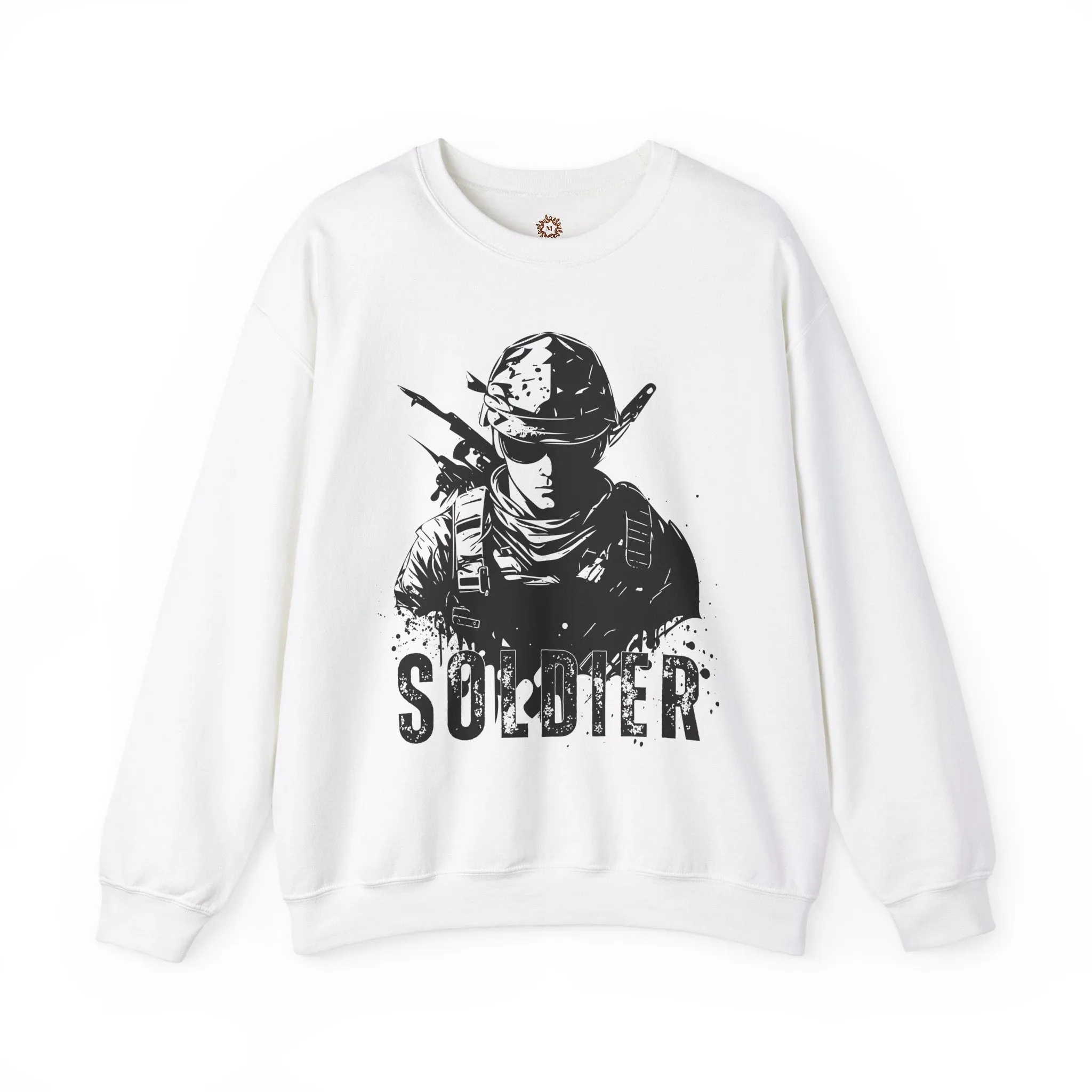 Soldier Graphic Crewneck Sweatshirt