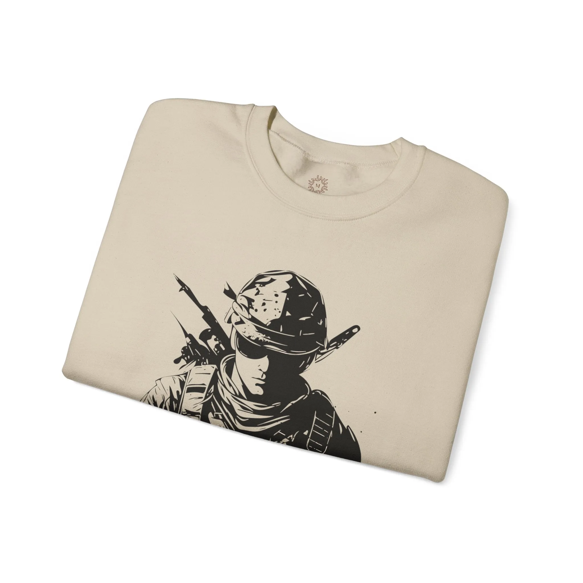 Soldier Graphic Crewneck Sweatshirt