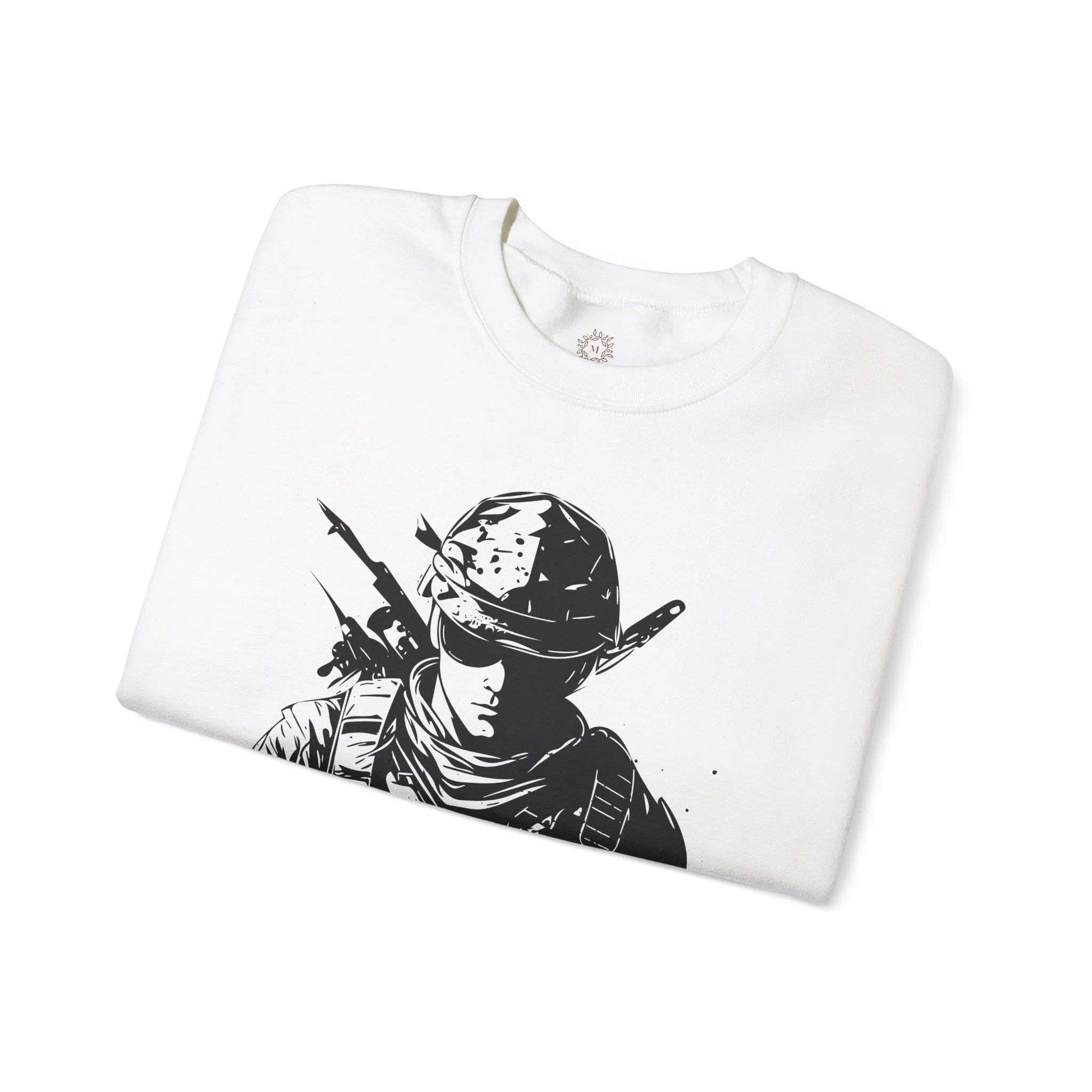 Soldier Graphic Crewneck Sweatshirt