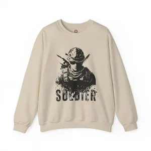 Soldier Graphic Crewneck Sweatshirt
