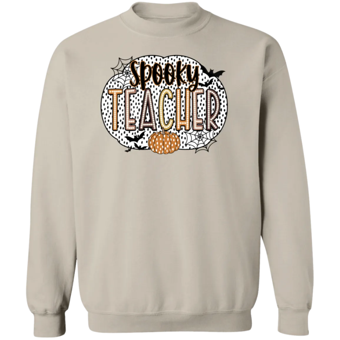 Spooky Teacher Crewneck Sweatshirt – Perfect for Fall Fun in the Classroom