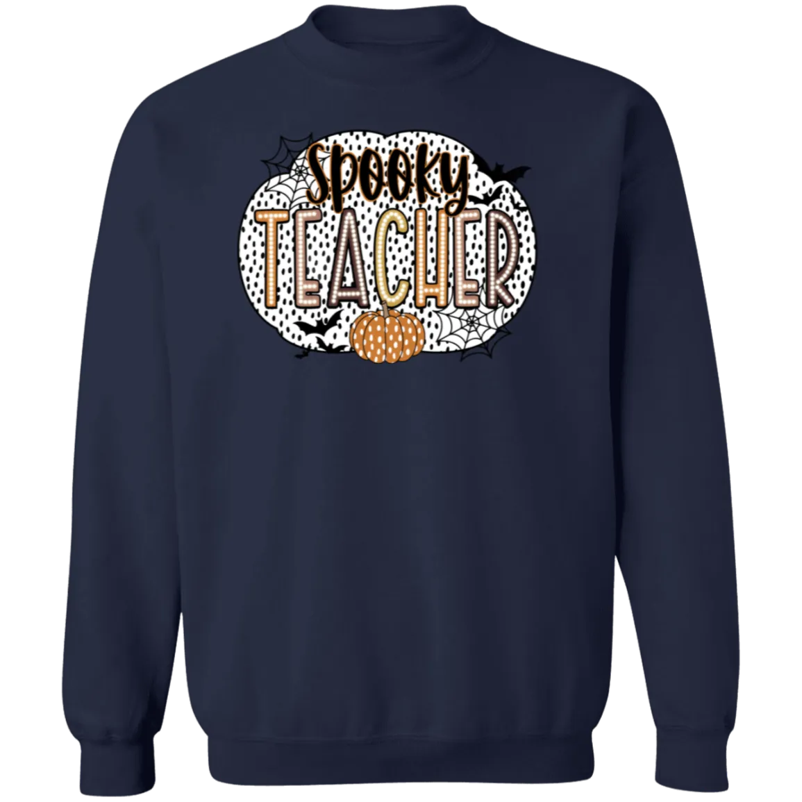 Spooky Teacher Crewneck Sweatshirt – Perfect for Fall Fun in the Classroom