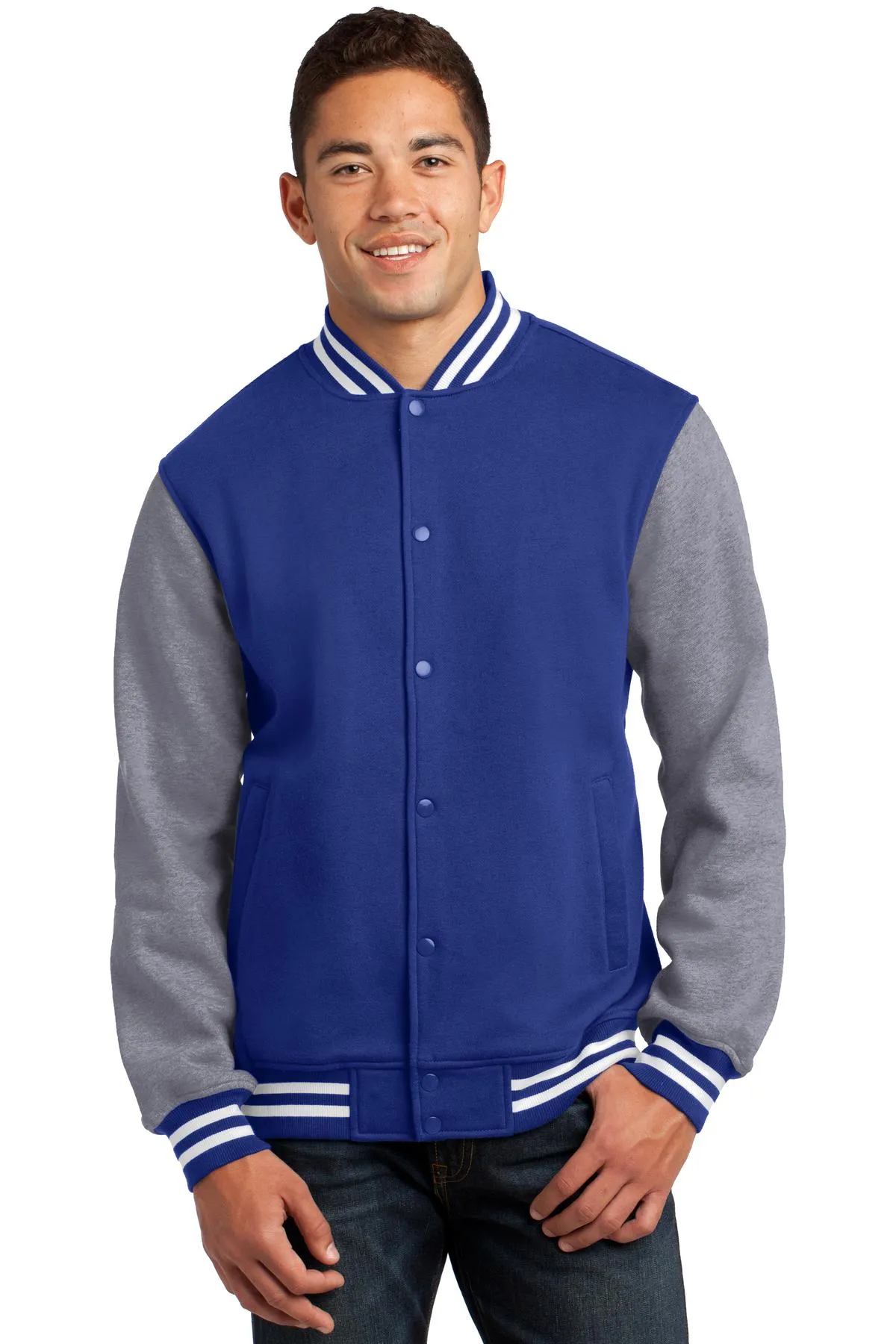 Sport-Tek¨ Fleece Letterman Jacket. ST270