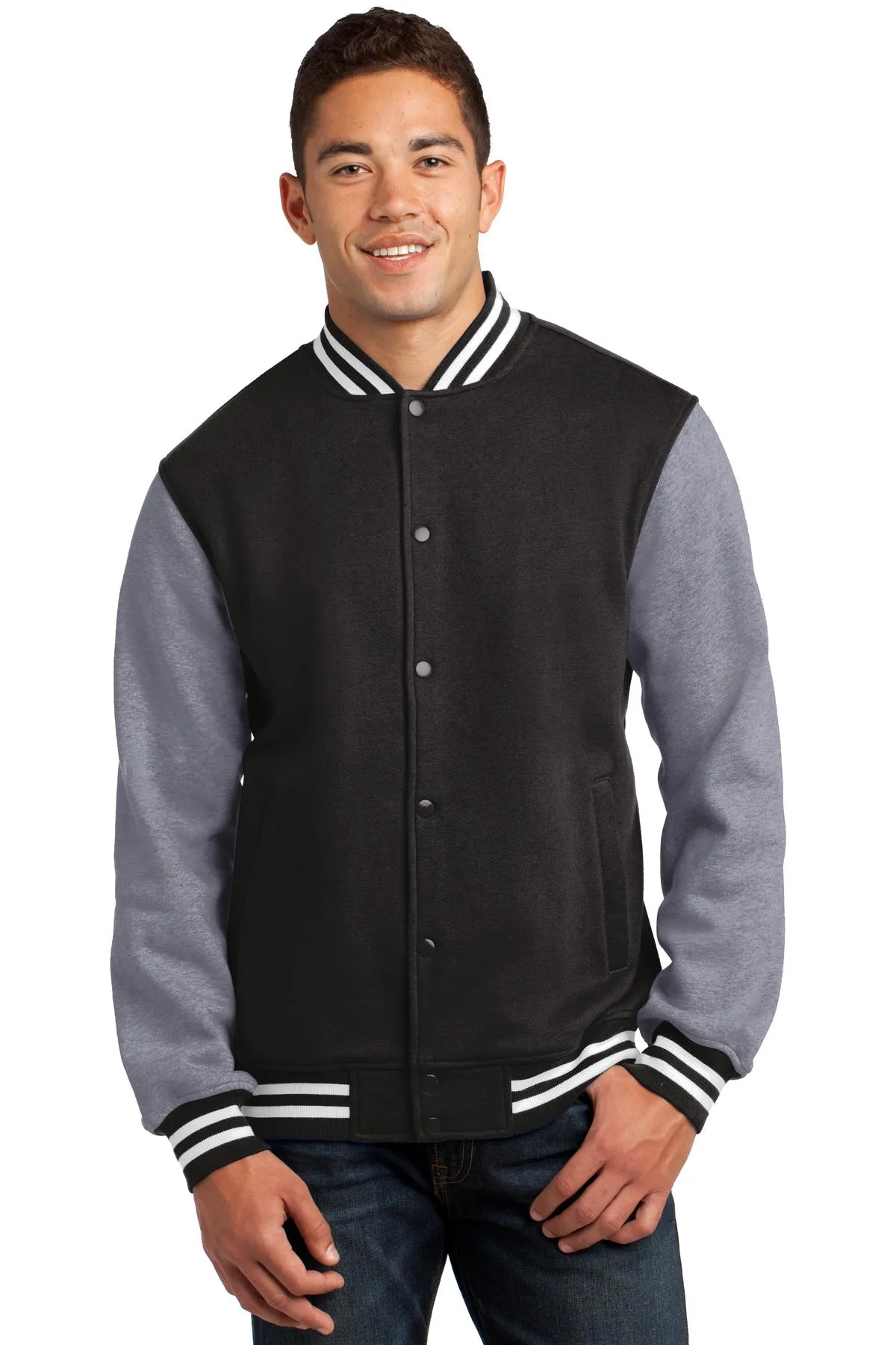 Sport-Tek¨ Fleece Letterman Jacket. ST270